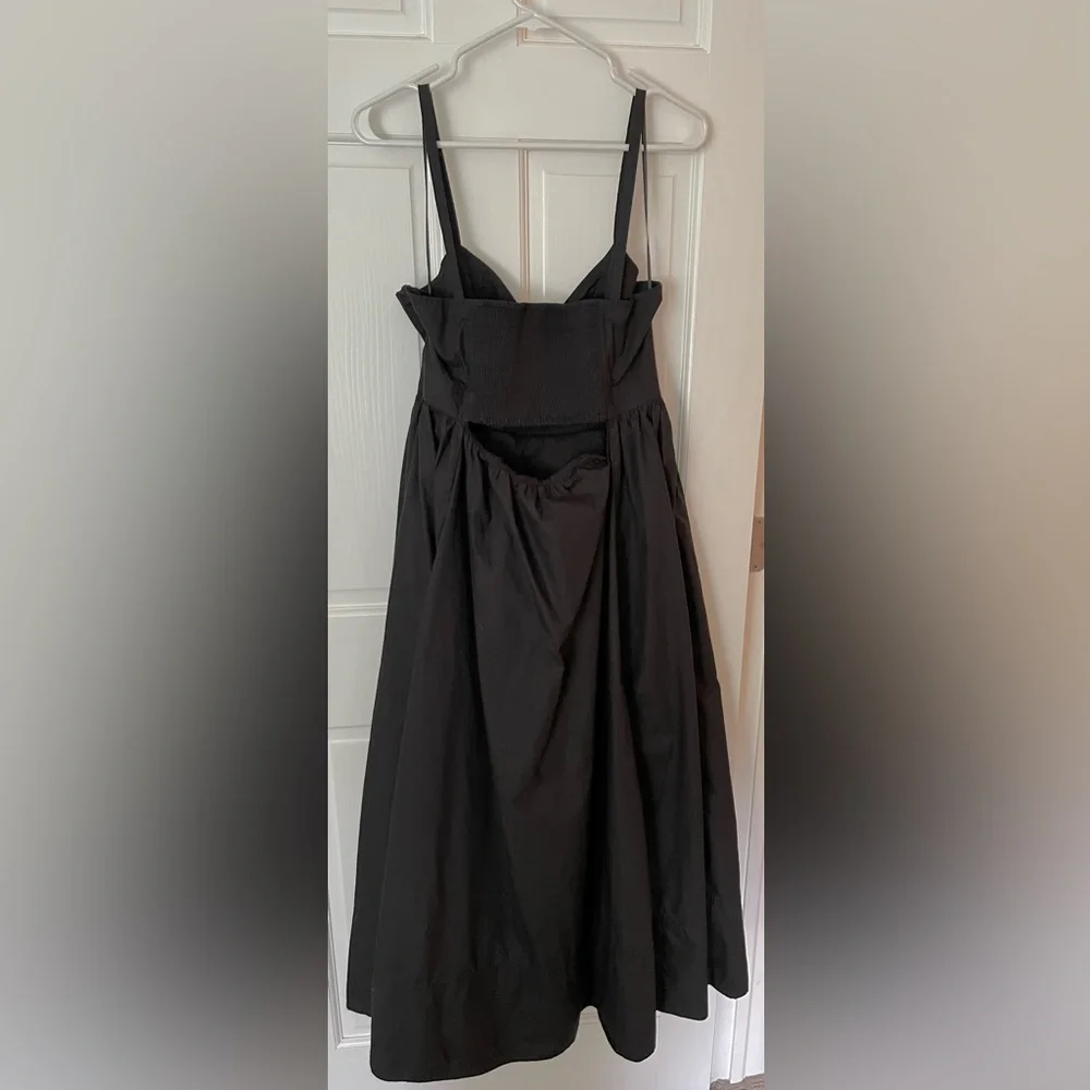 Banana Republic Black Cotton Isa Women's Dress Size 10 - Picture 6 of 11